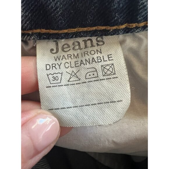 FEAR BARWELLS barrel retro hipster streetwear blue jeans 30x28 baggy loungewear - Picture 6 of 12